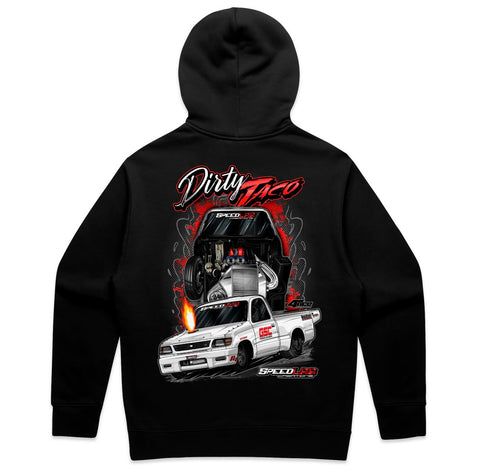 "Dirty Taco" SLC HOODIE Black