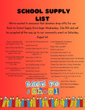 School Supply Donations